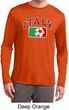 Italy Mens Dry Wicking Long Sleeve Shirt