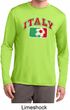 Italy Mens Dry Wicking Long Sleeve Shirt