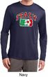 Italy Mens Dry Wicking Long Sleeve Shirt