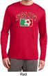 Italy Mens Dry Wicking Long Sleeve Shirt