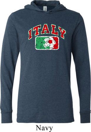 Italy Mens Lightweight Hoodie