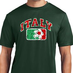 Italy Mens Moisture Wicking Shirt Italy Mens Moisture Wicking Shirt