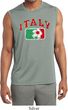 Italy Mens Sleeveless Moisture Wicking Shirt