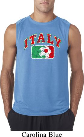 Italy Mens Sleeveless Shirt