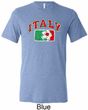 Italy Mens Tri Blend Crewneck Shirt