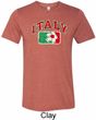 Italy Mens Tri Blend Crewneck Shirt