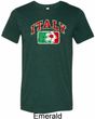 Italy Mens Tri Blend Crewneck Shirt