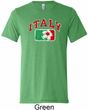 Italy Mens Tri Blend Crewneck Shirt