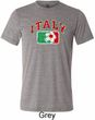 Italy Mens Tri Blend Crewneck Shirt