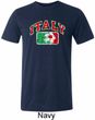 Italy Mens Tri Blend Crewneck Shirt