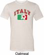 Italy Mens Tri Blend Crewneck Shirt