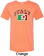 Italy Mens Tri Blend Crewneck Shirt
