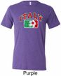 Italy Mens Tri Blend Crewneck Shirt