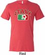 Italy Mens Tri Blend Crewneck Shirt