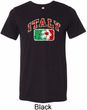 Italy Mens Tri Blend Crewneck Shirt