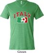 Italy Mens Tri Blend V-neck Shirt
