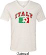 Italy Mens Tri Blend V-neck Shirt