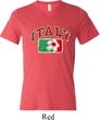 Italy Mens Tri Blend V-neck Shirt