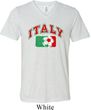 Italy Mens Tri Blend V-neck Shirt