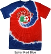 Italy Patriotic Tie Dye Shirt