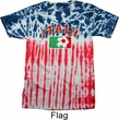 Italy Patriotic Tie Dye Shirt