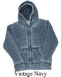 J America Hoodie Full-Zip Hooded Sweatshirt Vintage Zen Fleece Hoody