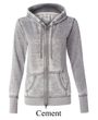 J America 8913 Ladies Hoodie Full-Zip Hooded Sweatshirt Zen Fleece Hoody