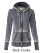 J America 8913 Ladies Hoodie Full-Zip Hooded Sweatshirt Zen Fleece Hoody