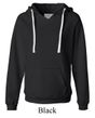 J America 8836 Ladies V-Neck Sydney Brushed Hoodie