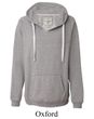 J America 8836 Ladies V-Neck Sydney Brushed Hoodie