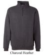 J America 8634 Sweatshirt 1/4 Zip Heavyweight Fleece Sweat Shirt