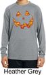 Jack O Lantern Skull Kids Dry Wicking Long Sleeve Shirt