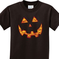 Jack O Lantern Skull Kids Halloween Shirts