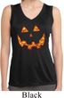 Jack O Lantern Skull Ladies Sleeveless Moisture Wicking Shirt