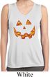 Jack O Lantern Skull Ladies Sleeveless Moisture Wicking Shirt
