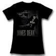 James Dean Juniors Shirt Camera Black Tee T-Shirt