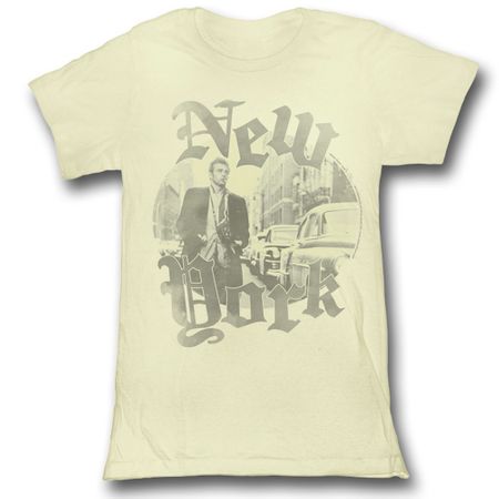 James Dean Juniors Shirt New York Yellow Tee T-Shirt