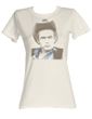 James Dean Juniors T-shirt James Dean Icon Dirty White Tee Shirt