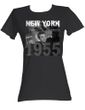 James Dean Juniors T-shirt New York 55 Coal Tee Shirt