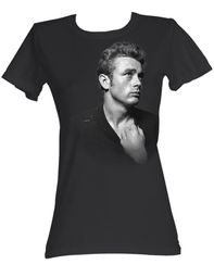 James Dean Juniors T-shirt Pretty Boy Coal Tee Shirt
