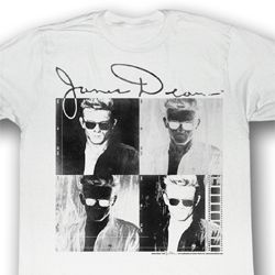 James Dean Shirt 4Play Adult White Tee T-Shirt