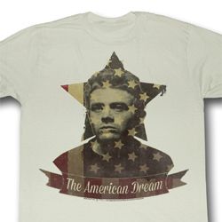 James Dean Shirt American Dream Adult Dirty White Tee T-Shirt
