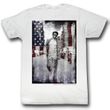 James Dean Shirt American Flag Adult White Tee T-Shirt