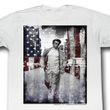 James Dean Shirt American Flag Adult White Tee T-Shirt
