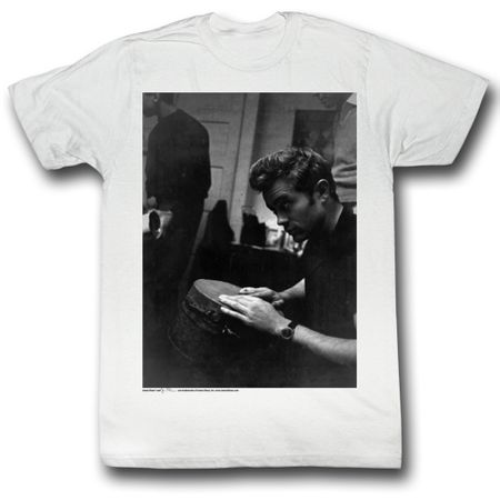 James Dean Shirt Bongo Bongo Adult White Tee T-Shirt