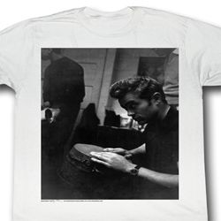 James Dean Shirt Bongo Bongo Adult White Tee T-Shirt