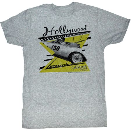 James Dean Shirt Cali 55 Adult Heather Grey Tee T-Shirt