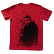 James Dean Shirt College Dean Adult Red Tee T-Shirt