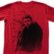 James Dean Shirt College Dean Adult Red Tee T-Shirt