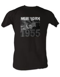 James Dean T-shirt New York 55 Adult Coal Tee Shirt